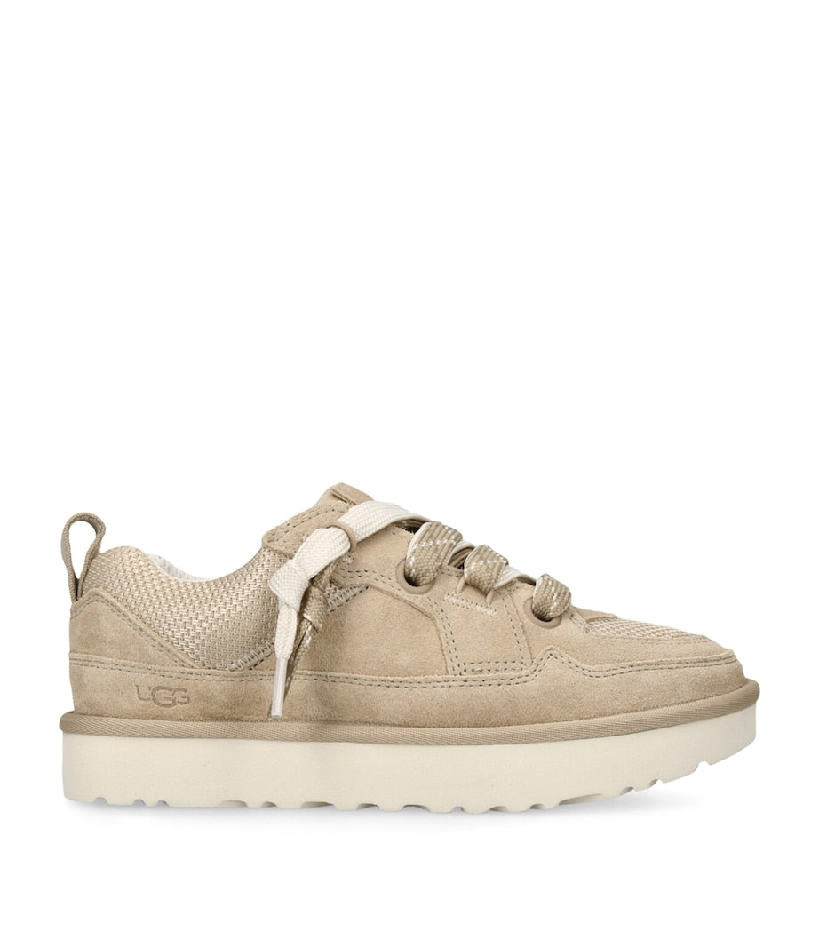 UGG Beige Suede Lo Lowmel Sneakers
