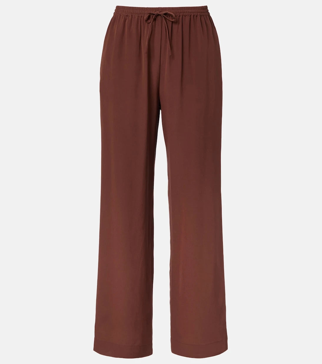 Asceno - Aurelia silk crêpe wide-leg pants