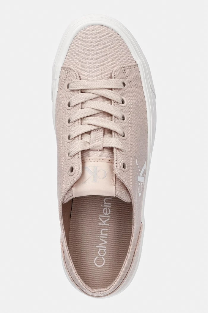 Calvin Klein Jeans VULC FLATFORM LOW CV MG kadın düşük spor ayakkabı