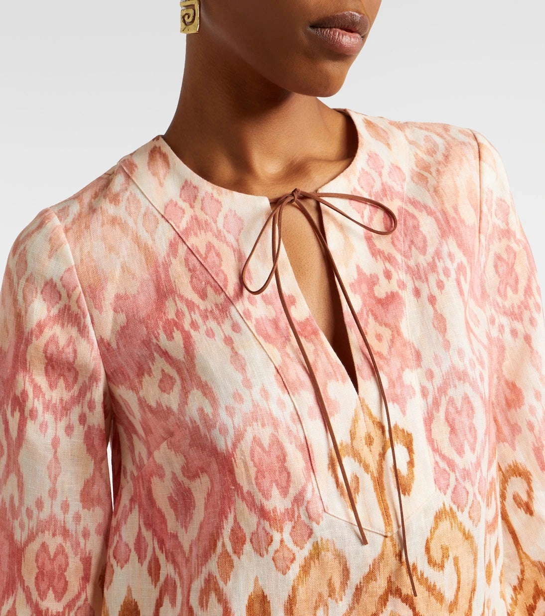 Zimmermann - Aster printed linen beach dress