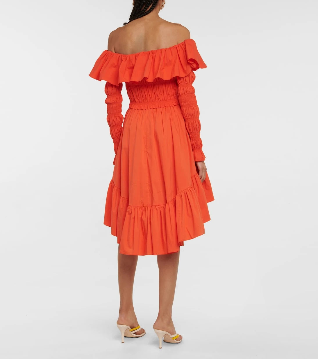 Caroline Constas - Lydia off-shoulder crop top