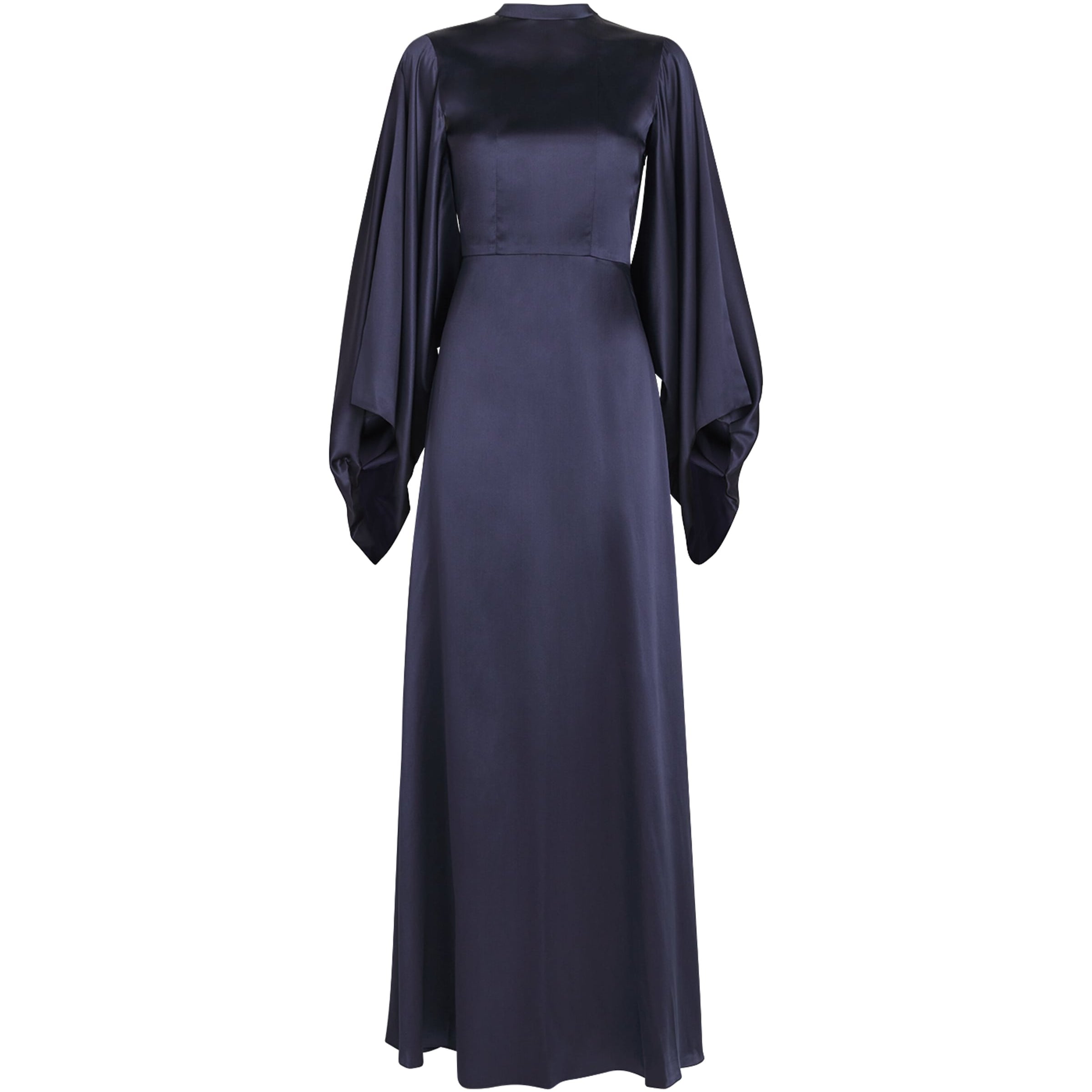 E.STOTT Navy Silk-Crystal Cleo Gown