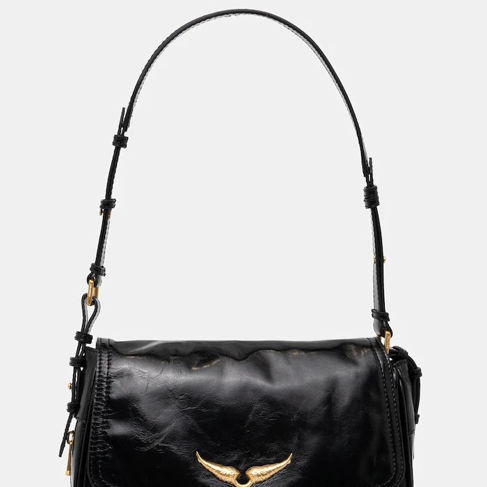 Кожена чанта ZADIG&VOLTAIRE LE ZOUZOU VINTAGE PATENT