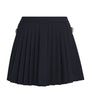 Sandro Paris Blue Pleated Mini Skirt
