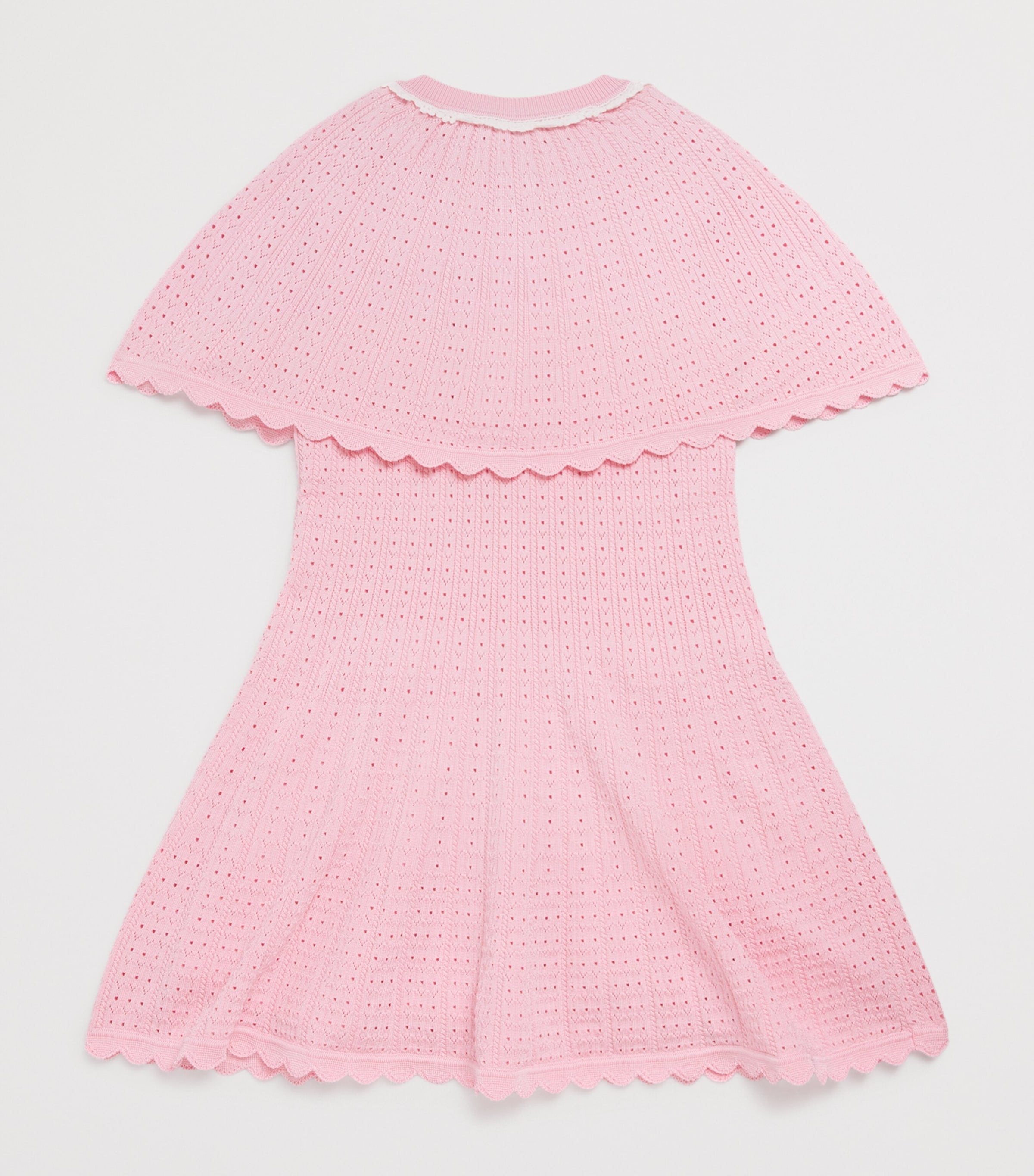 Self-Portrait Kids Knitted Cape Dress (3-12 Years)
