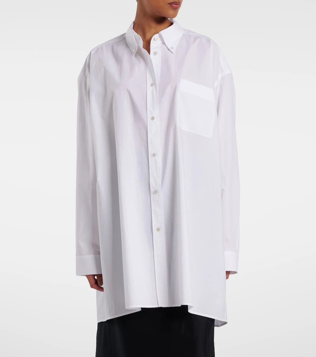 The Row - Victoria oversized cotton poplin shirt