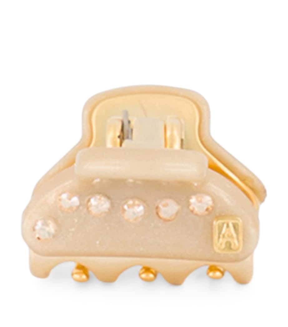 Gold-Plated Mini Claw Hair Clip