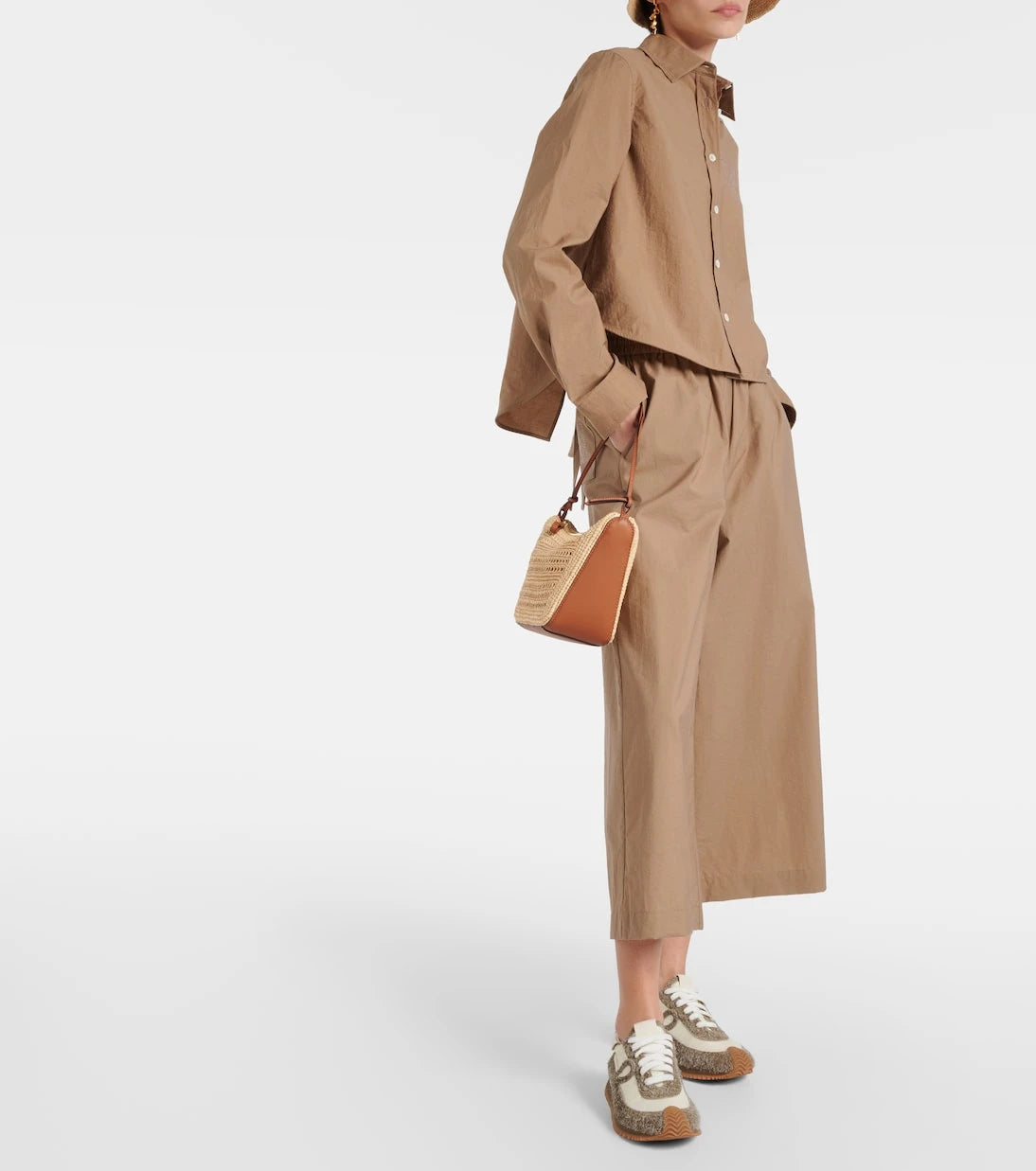Loewe - Hammock Mini raffia shoulder bag