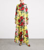 Dolce & Gabbana Multi Silk Floral Maxi Tunic Dress