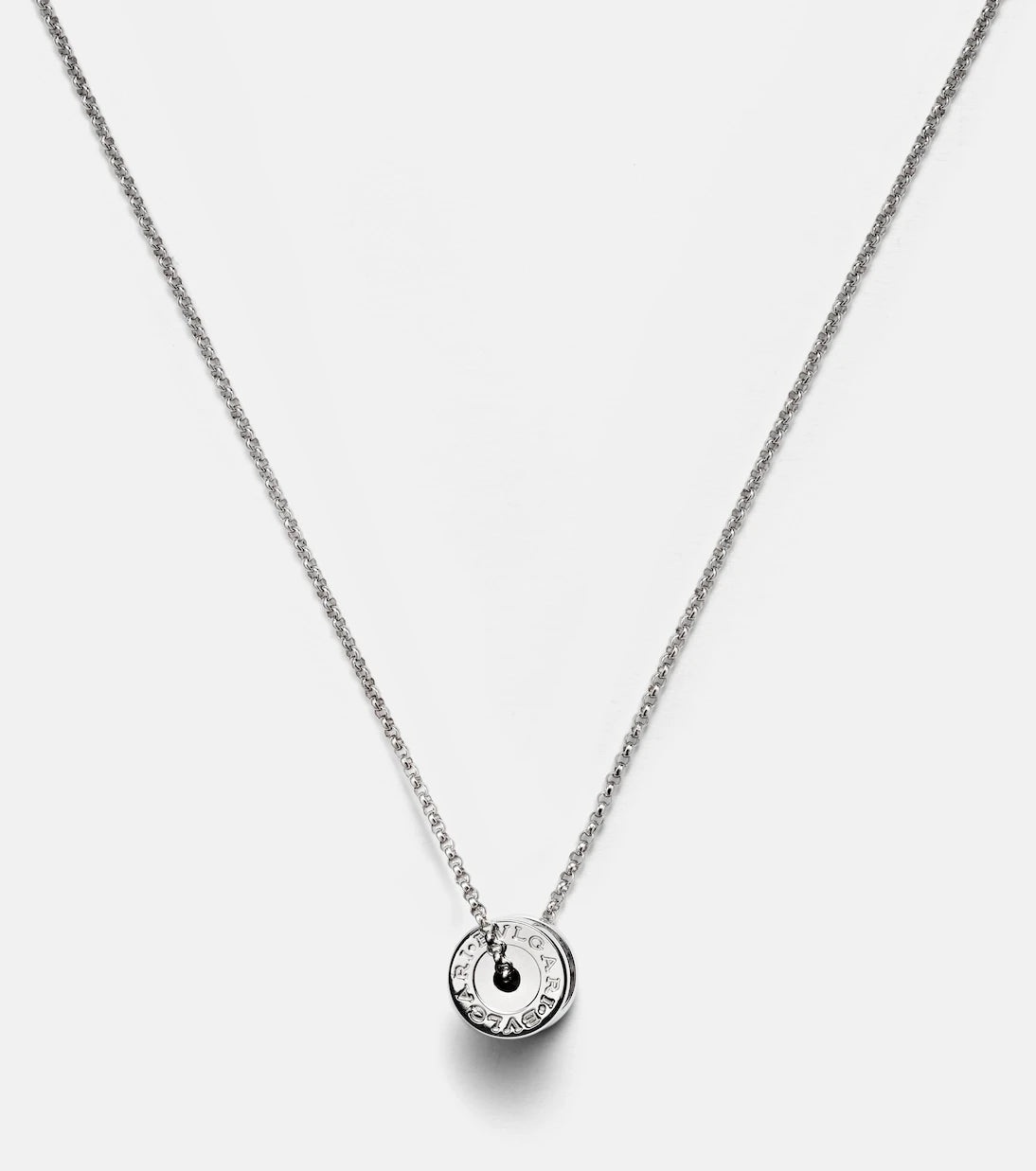Bvlgari - B.zero1 18kt white gold pendant necklace with diamonds