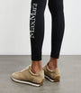 Max Mara Black Logo Leggings