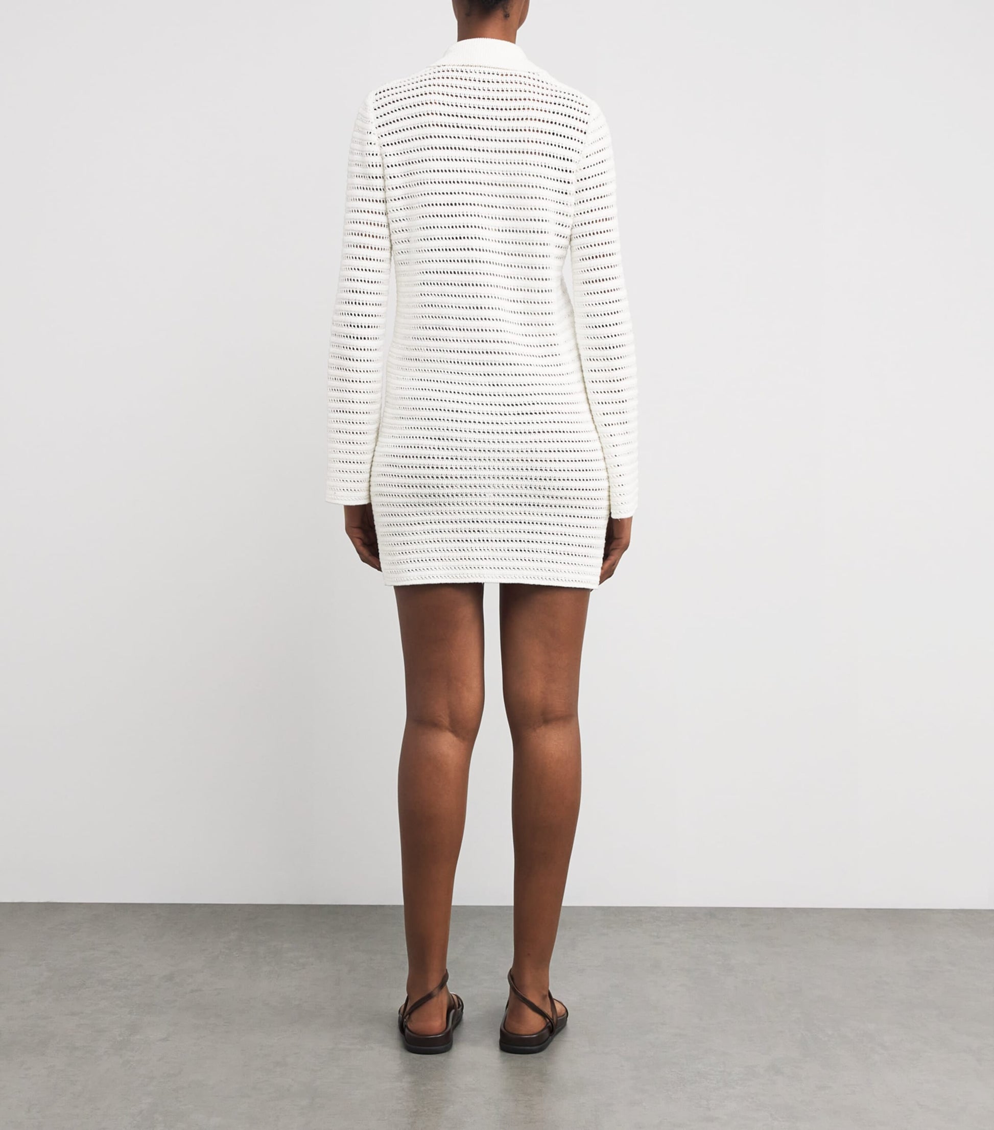 Organic Linen Iqsas Mini Dress WHITE