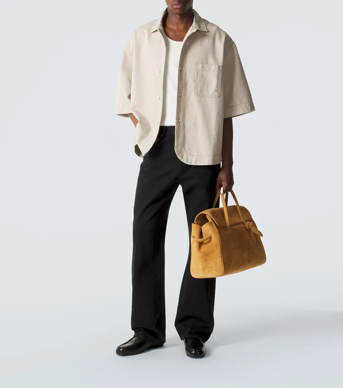Jacquemus - Turismo Large suede tote bag