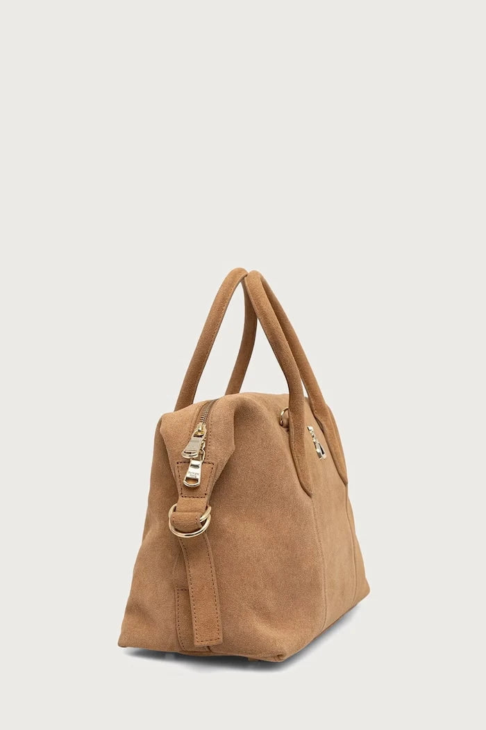 Patrizia Pepe kadın süet crossbody çanta