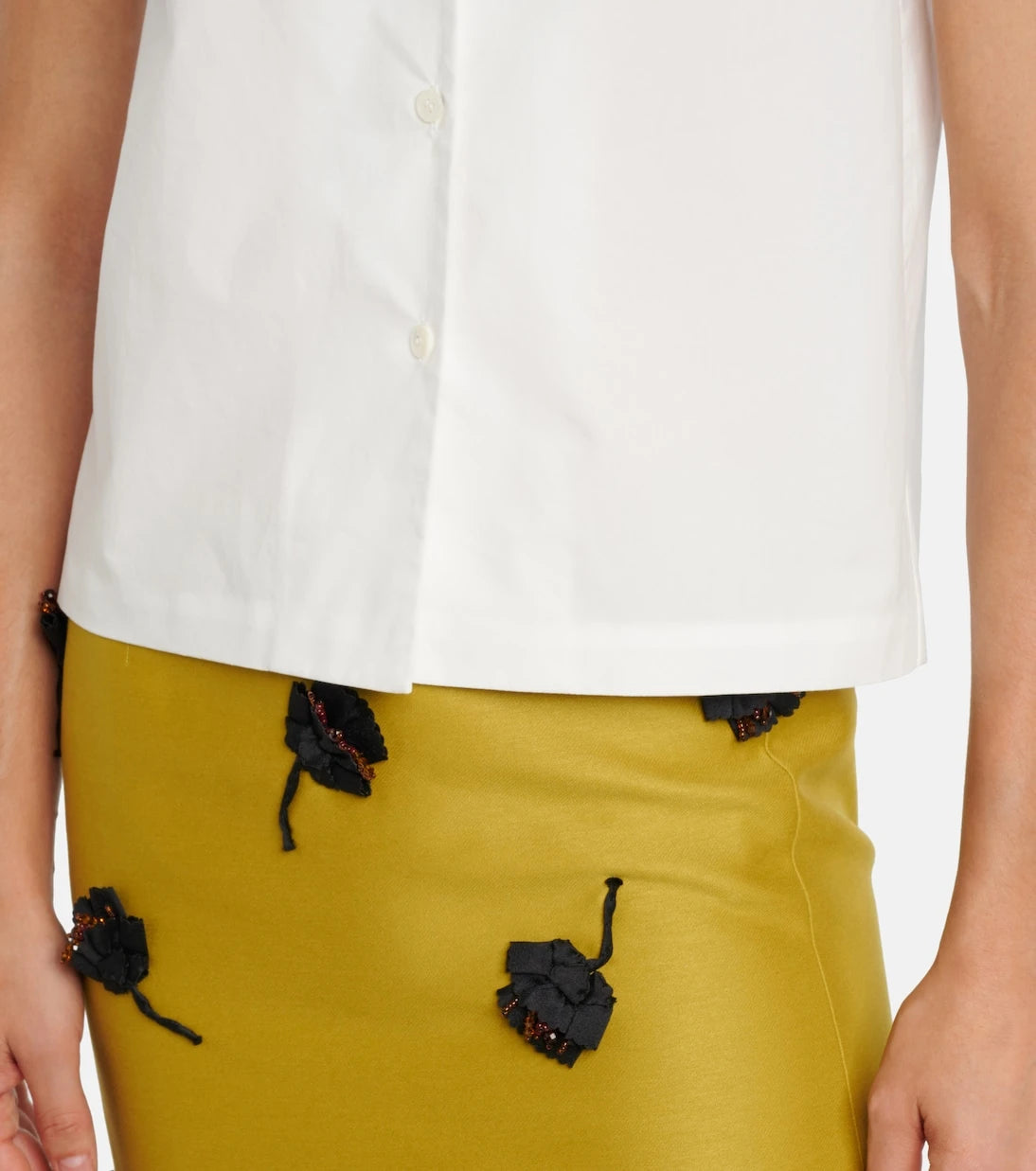 Shushu/Tong - Logo cotton shirt