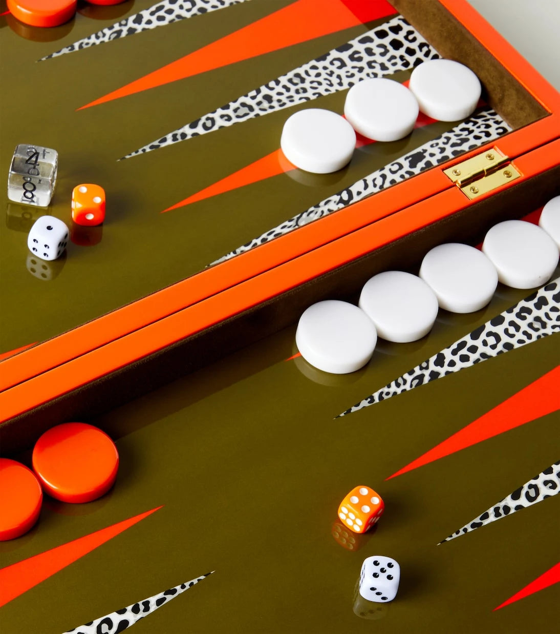Jonathan Adler - Leopard lacquered backgammon set