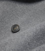 Grey Virgin Wool Overcoat