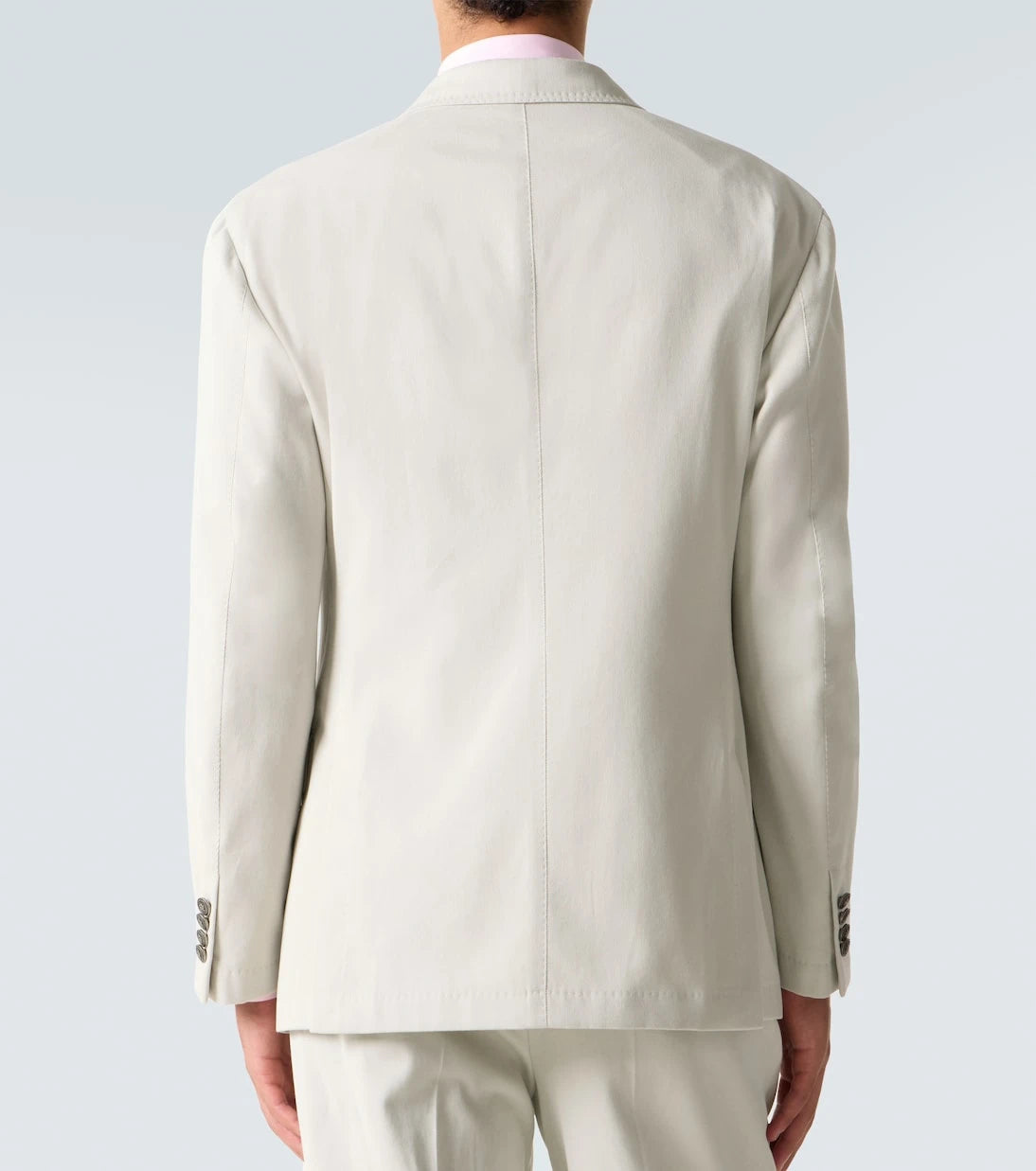 Dunhill - Double-breasted cotton and cashmere blazer