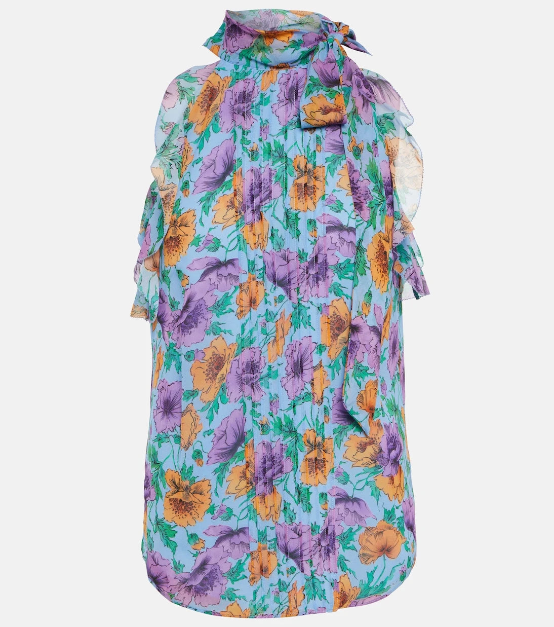 Veronica Beard - Dali floral silk top