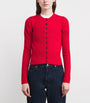 ME+EM Red Cashmere Slim-Fit Cardigan