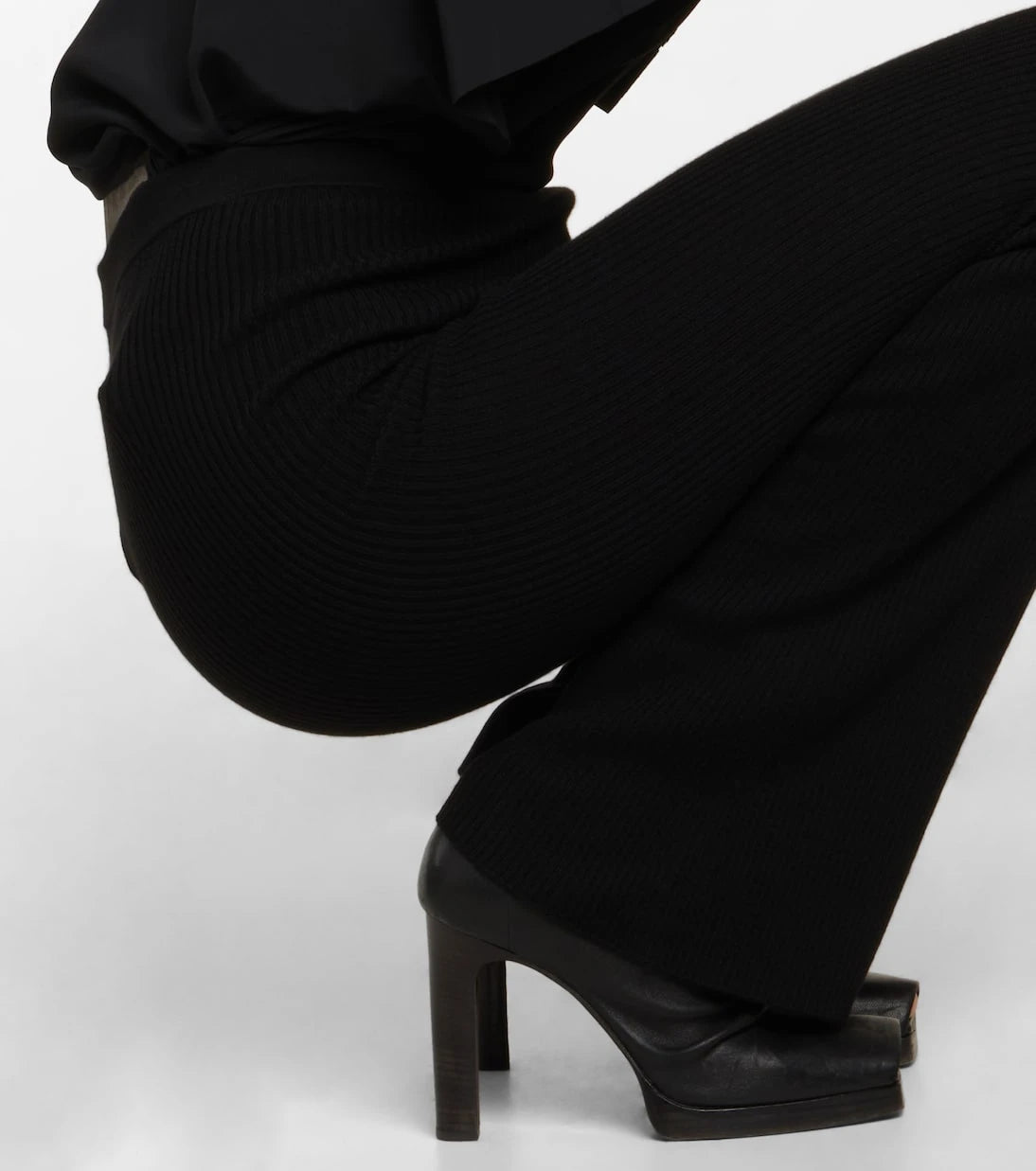 Rick Owens - Rib-knit wool-blend pants
