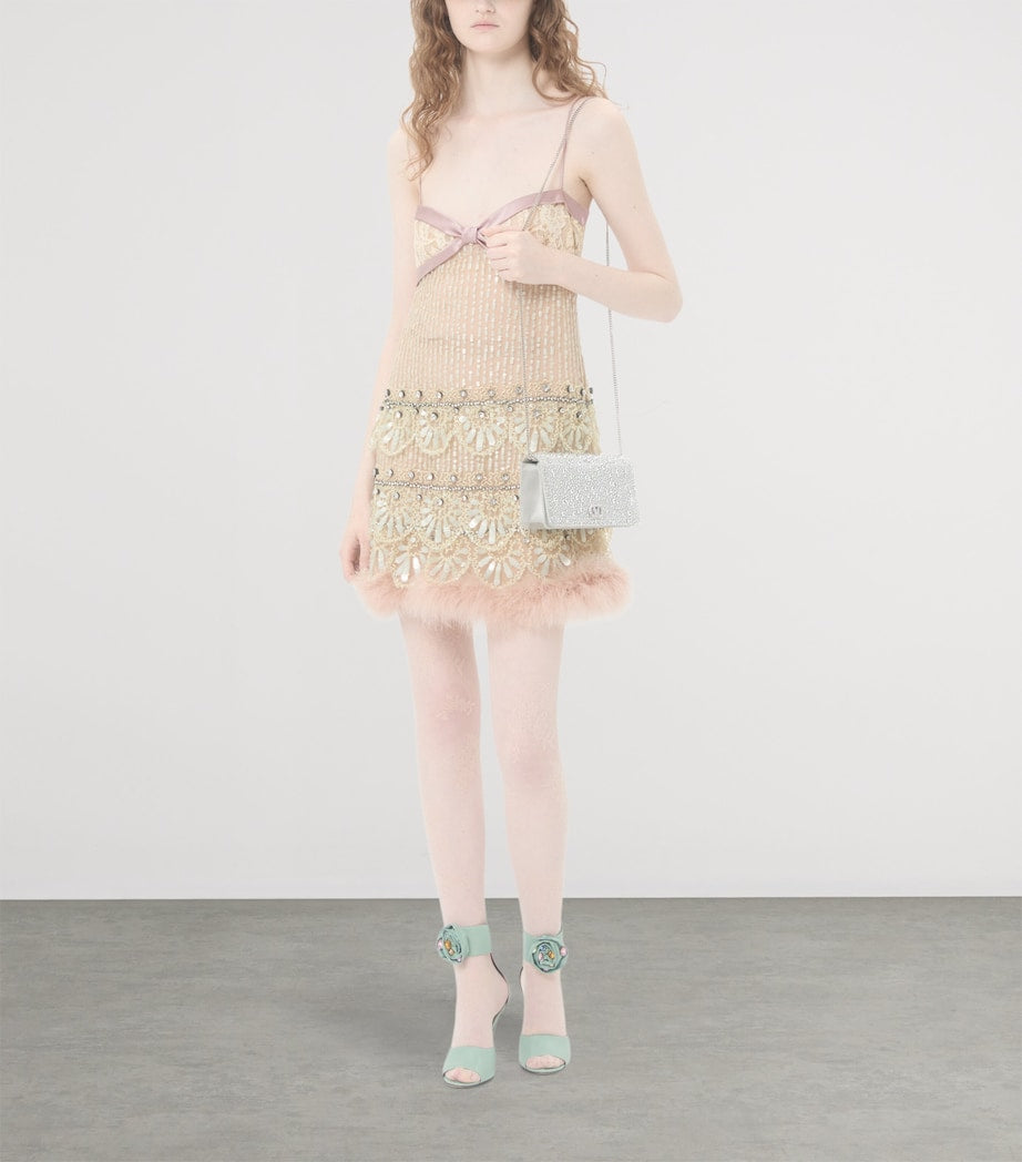 Mini Embellished VLogo Signature Shoulder Bag