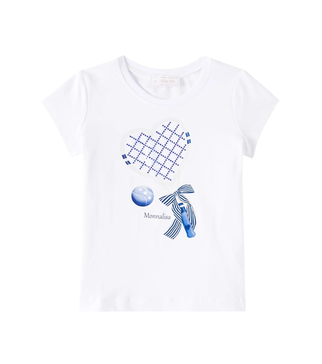 Monnalisa - Printed cotton-blend jersey T-shirt
