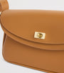 Beige Leather Crossbody Bag