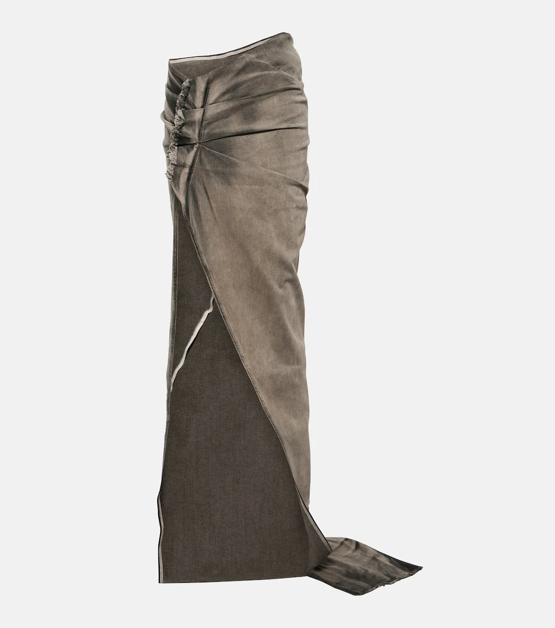 Rick Owens - DRKSHDW Edfu denim maxi skirt