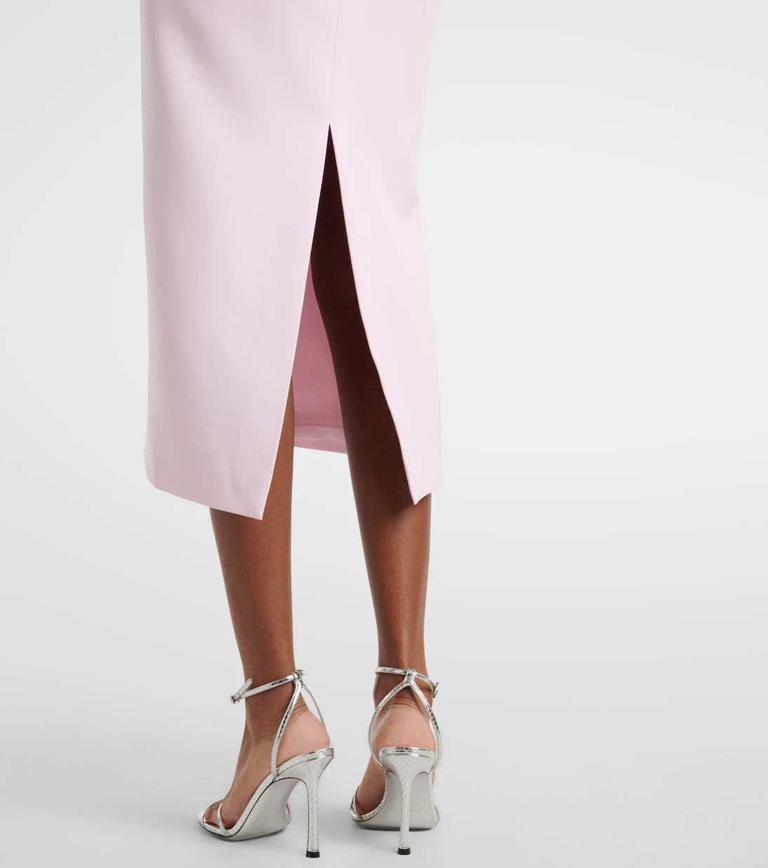 Roland Mouret - Asymmetric draped crêpe midi dress