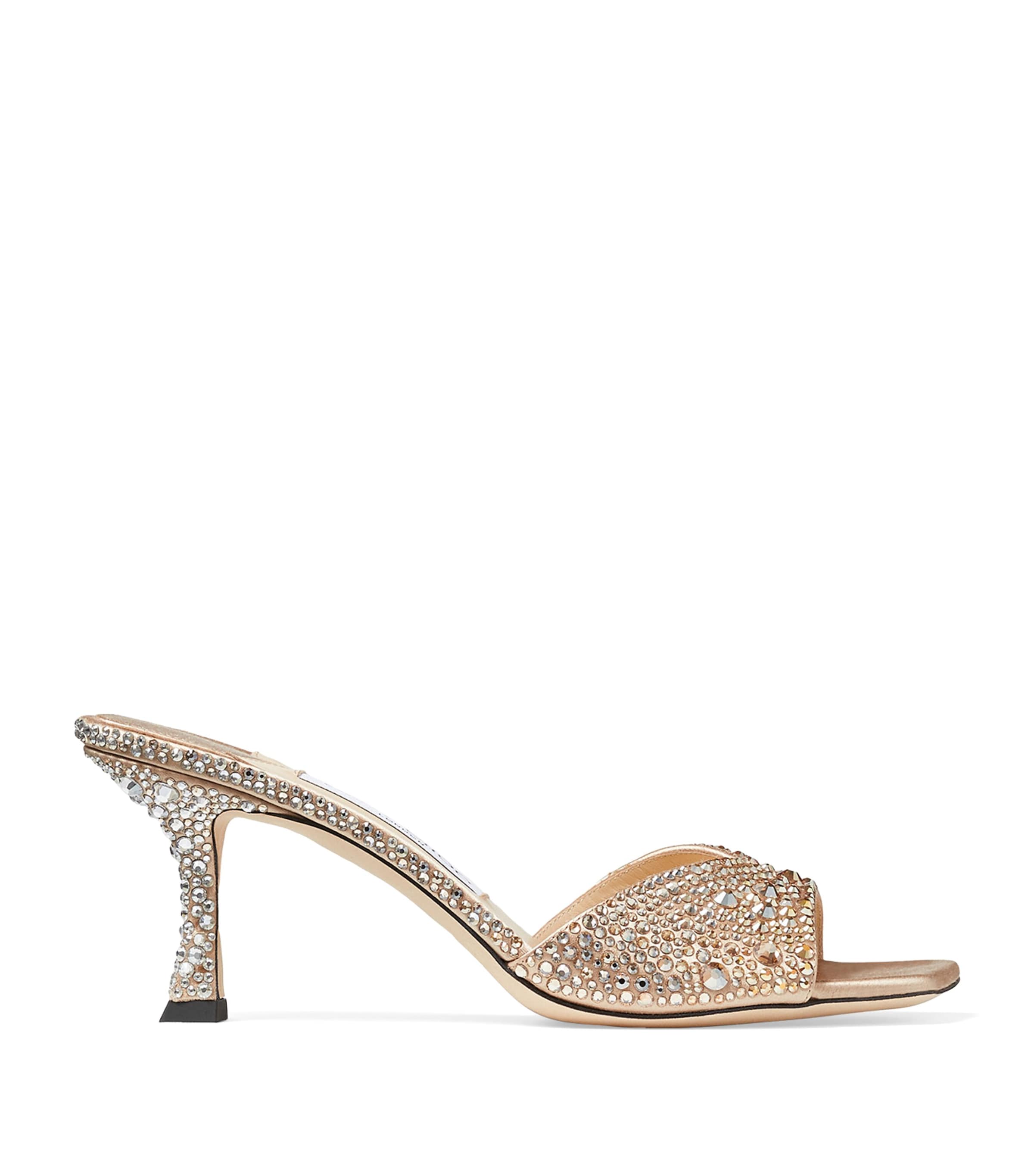 Jimmy Choo Multi Skye 70 Rhinestone-Embellished Mules