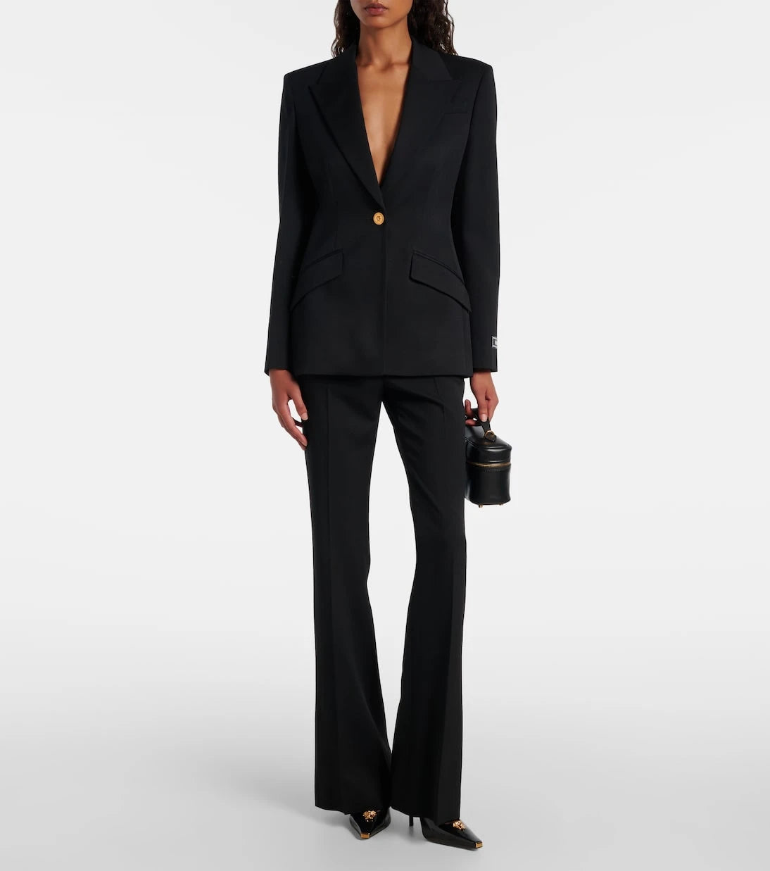 Versace - La Medusa 105 leather pumps
