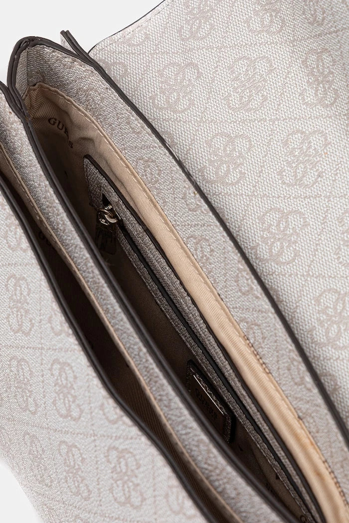 Guess LEONA suni deri kadın crossbody çanta
