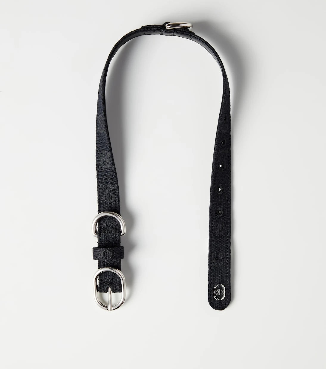 Gucci - S/M GG canvas dog collar