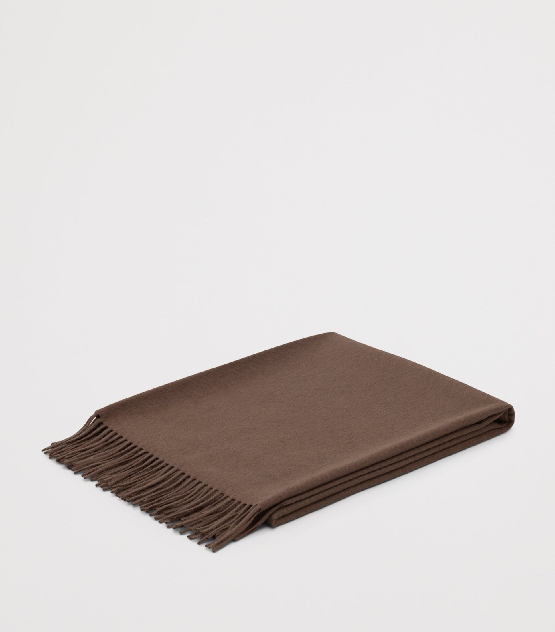 Cashmere Arran Solid Throw (147cm x 183cm)