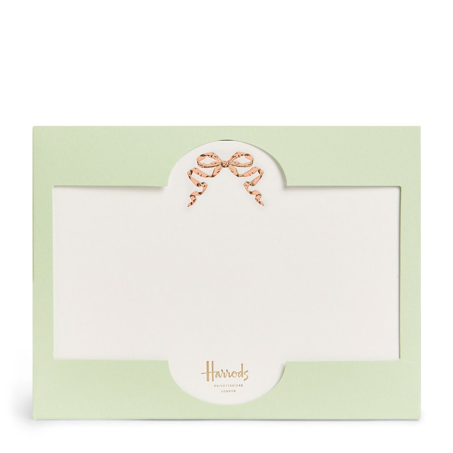 Blue Bow Cards (Pack of 10)