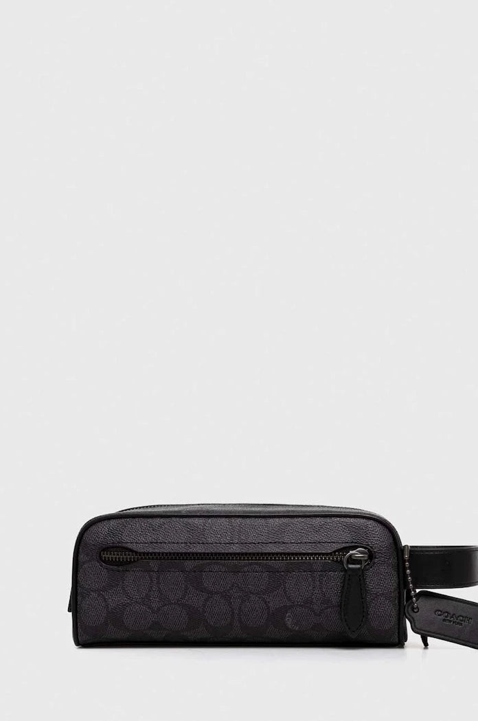 Кожена козметична чанта Coach