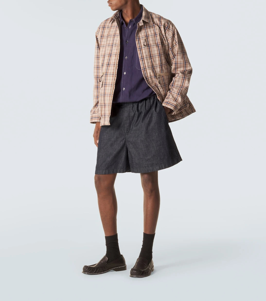 Comme des Garçons Homme - Checked cotton-blend jacket