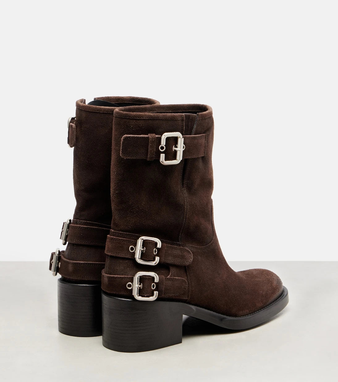 Chloé - Dakota 60 suede biker boots