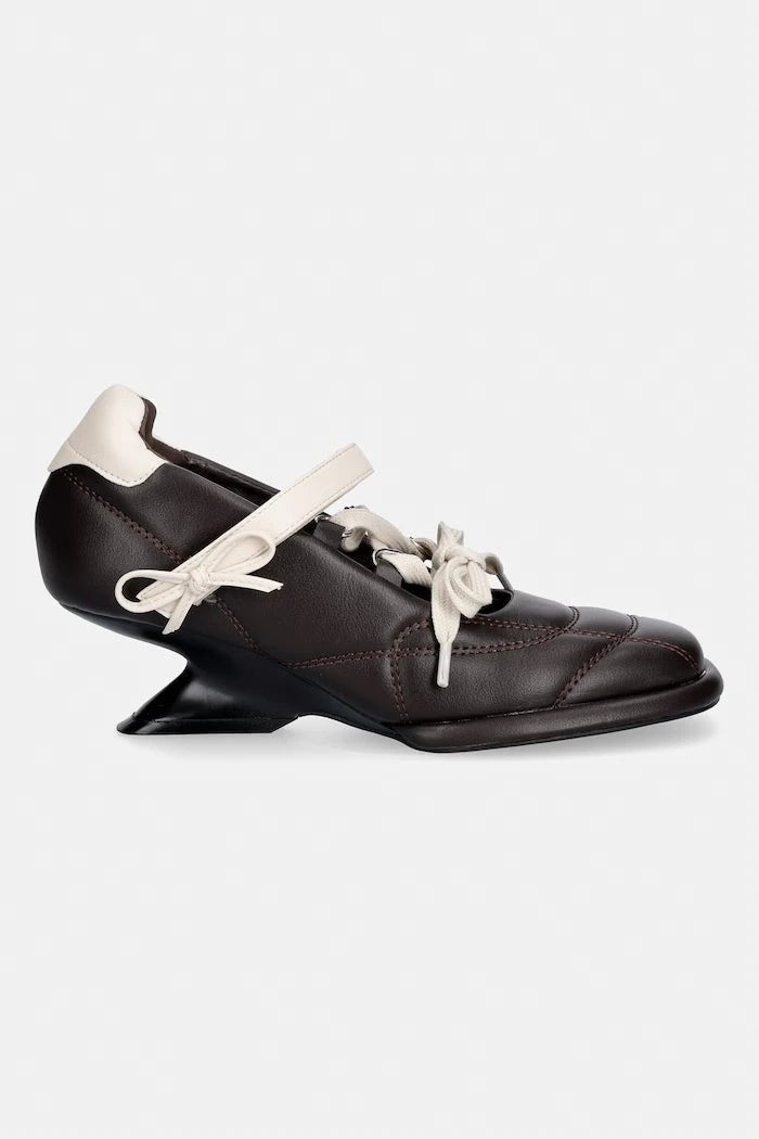 Koi Footwear Skosyalı Kalın Topuklu Ayakkabı Adria Padded Kitten Heel