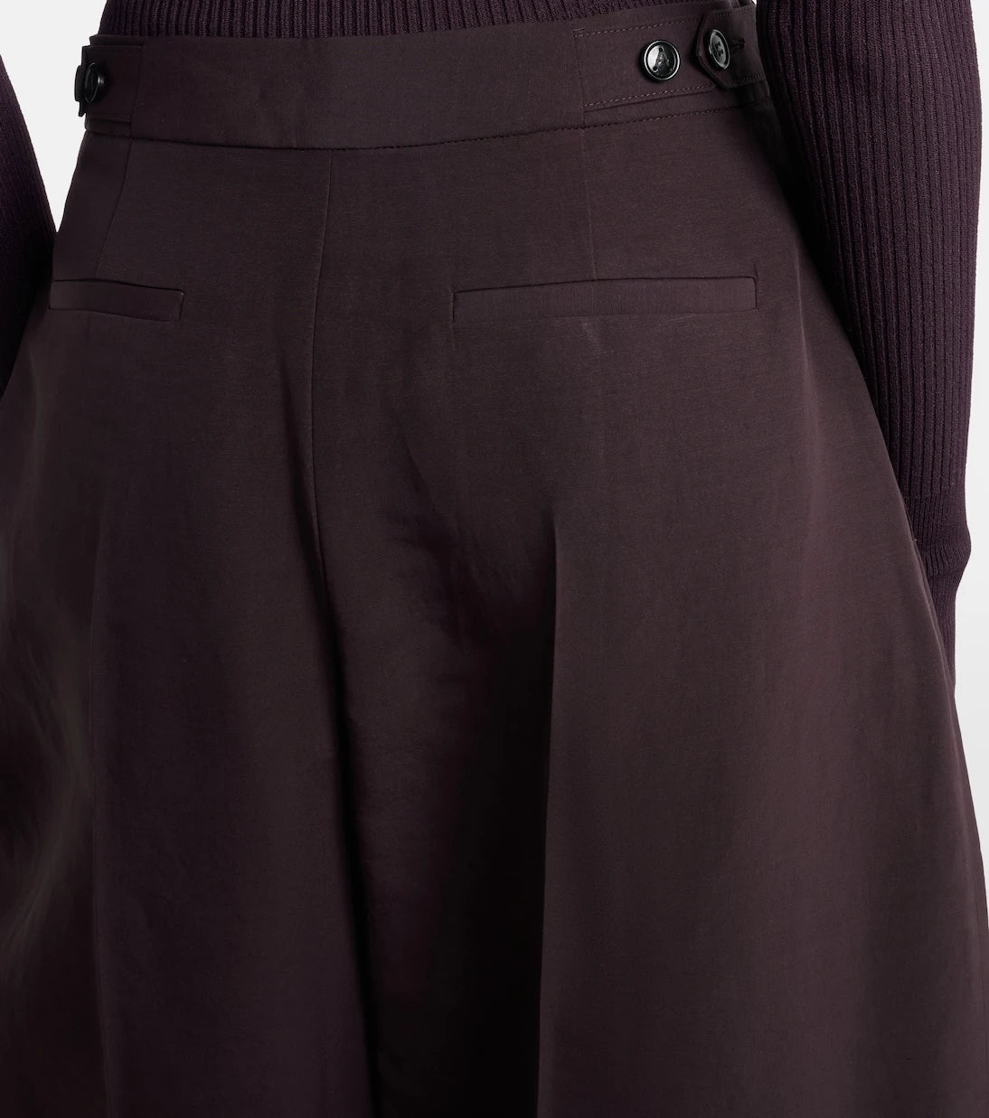 Alaïa - Poplin barrel-leg pants