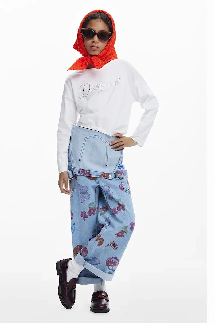 Детска блуза с дълги ръкави Desigual