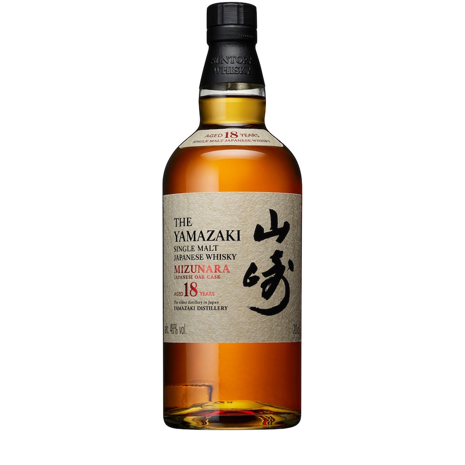 18-Year-Old Yamazaki Mizunara Single Malt Whisky (70cl)