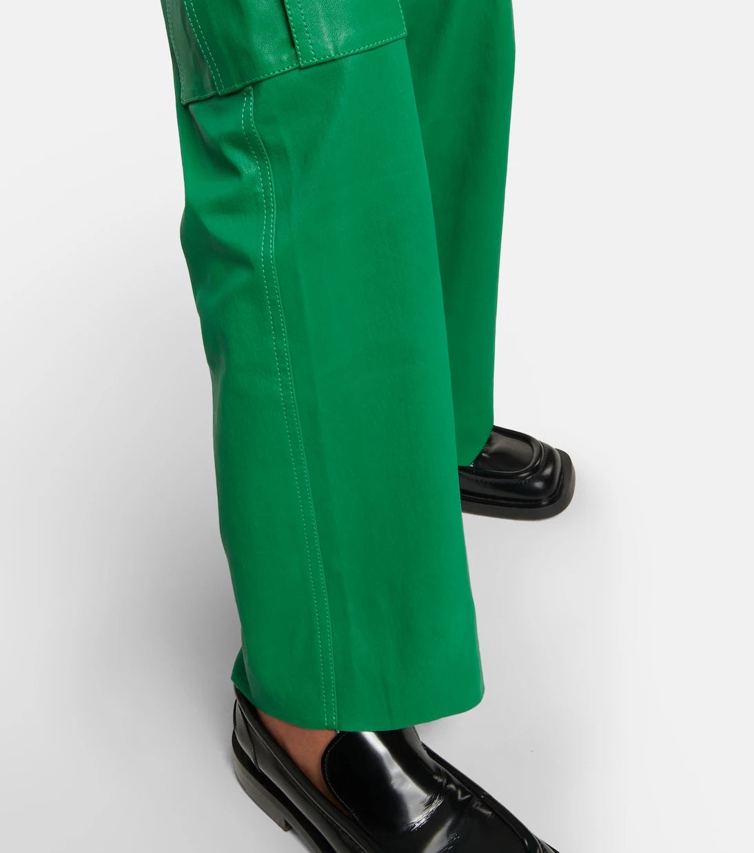 Stouls - Axel leather cargo pants