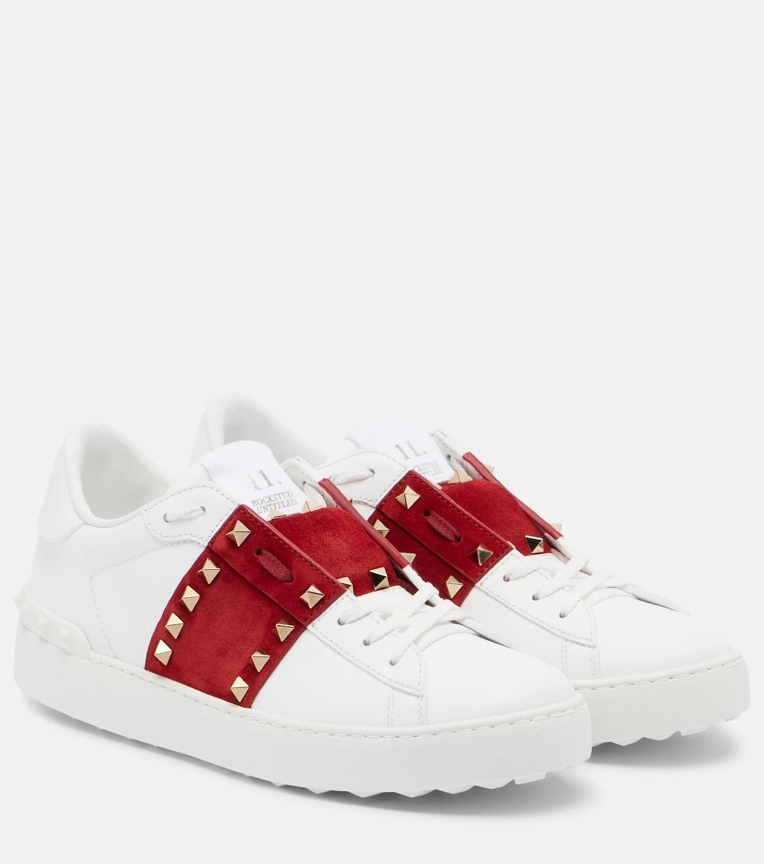 Valentino Garavani - Rockstud Untitled leather sneakers