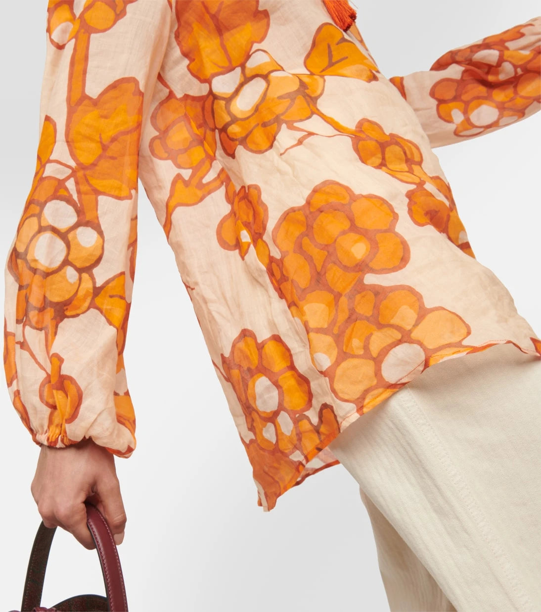 Etro - Printed ramie tunic