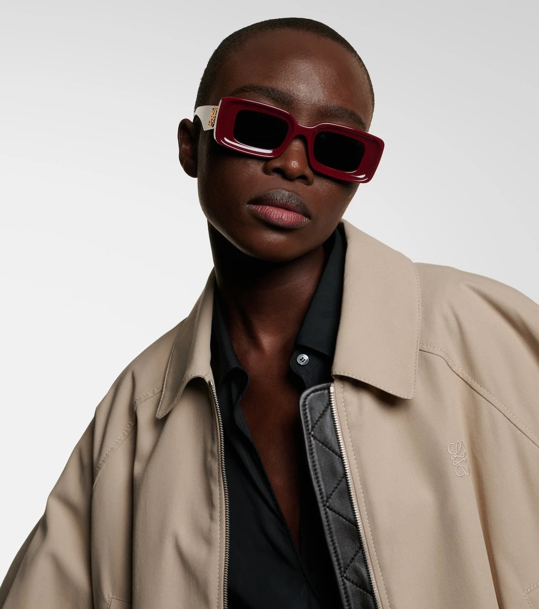 Loewe - نظارة شمسية مستطيلة Anagram
