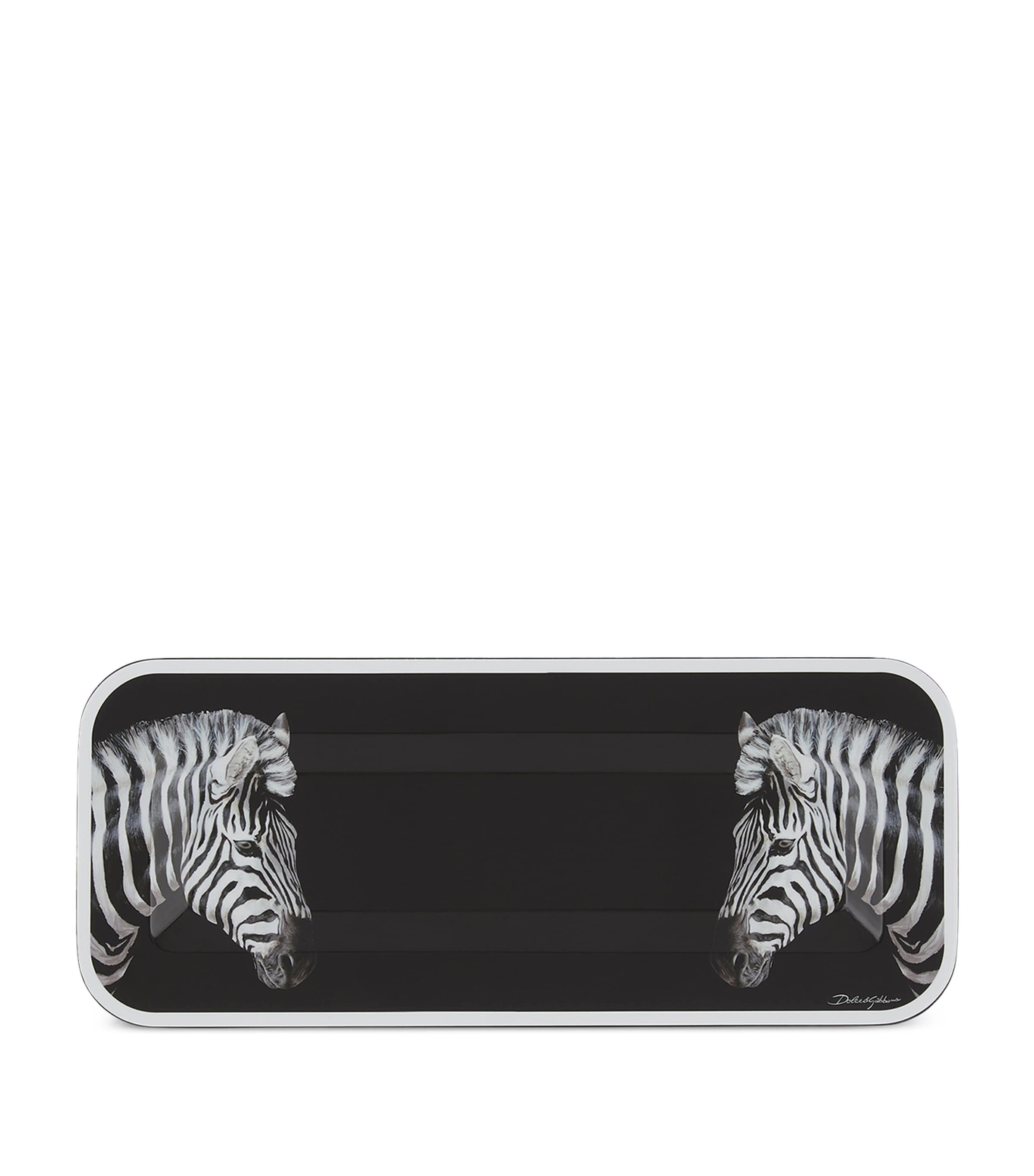 Dolce & Gabbana Casa Wooden Zebra Tray