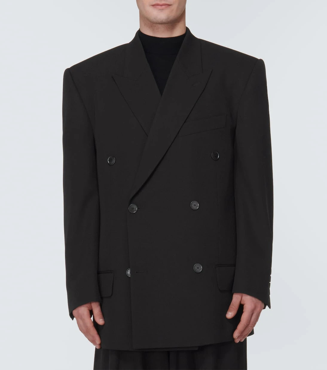 Balenciaga - بليزر صوف