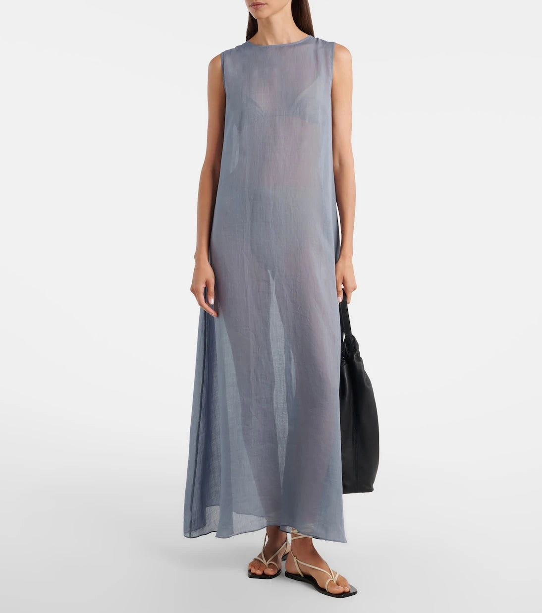 Leset - Niko ramie maxi dress